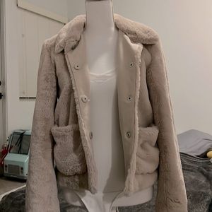 Xs small furry jacket